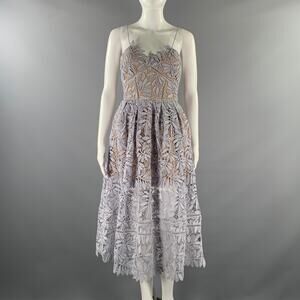 Self-Portrait | Dresses | Brand New Selfportrait Elegant Gold Tiered Midi  Dress Size | Poshmark